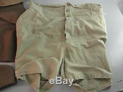 USA Army Wwii Military Authentic Uniform E5 Sgt Shirt Pants Boxers Hat Tie Lot 5