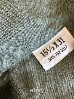 USAF US AIR FORCE UTILITY SHIRT P-64 P64 Dated 1972 and Pant VIETNAM WAR