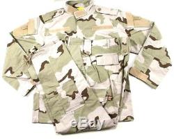 USGI Lot of 12 Medium 3 Color Desert Camo DCU Field Combat Pants/Shirt Set BDU