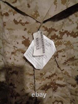 USMC MARPAT DESERT TAN Combat SHIRT PANT SET MCCUU LARGE LONG LL NWT