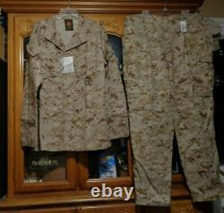 USMC MARPAT Uniform DESERT Combat Shirt Pant X LARGE REGULAR XLR NEW WITH TAG