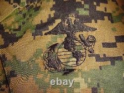 USMC MARPAT Uniform WOODLAND Combat Shirt & Pants in size MEDIUM X LONG MXL