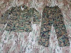 USMC MARPAT Uniform WOODLAND SET Blouse Shirt Pant Trouser MCCUU MEDIUM