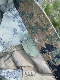 USMC MARPAT Uniform WOODLAND SET Combat Shirt Pant LARGE LONG NEW WITH TAG