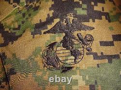 USMC MARPAT Uniform WOODLAND SET Combat Shirt Pant MEDIUM SHORT NEW With TAG