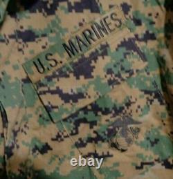 USMC MARPAT Uniform WOODLAND SET Combat Shirt Pant X LARGE REGULAR SET NWOT