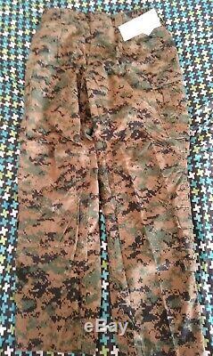 USMC MARPAT Uniform Woodland Combat FROG Shirt & Pants Large Reg NEW