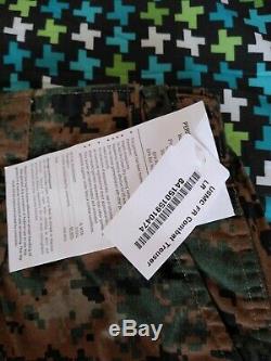 USMC MARPAT Uniform Woodland Combat FROG Shirt & Pants Large Reg NEW