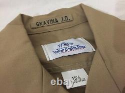 USMC Marine Corp Alpha Green Jacket Shirt Pant Trouser 32 Uniform Size 40 R LCPL