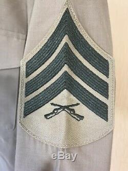USMC Marine Corps Uniform Jacket Belt and Pants Shirts Tie Sgt E-5 14 1/2x33 31S