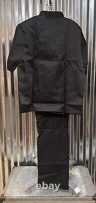 USMC Mess Hall Cook Chef Shirt EGA Uniform Medium Dickies Pants Black 32 x 34
