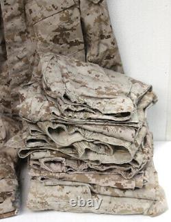 USMC Recon / Raider Desert Digital Uniforms (6) Shirts (6) Pants All S-R