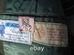USMC SGT MAJ Tunic Pants And Shirt Set Size 40 Reg Dated 1970