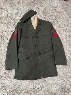 USMC Service Dress Uniform Alphas Coat Hat/Shirt/Pants set