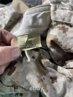 USMC Uniform pair dress and Combat Shirt Pant medium REGULAR 15 lot