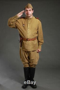 Uniform Jacket Shirt + Pants Olive gimnasterka Pant Suit Military rkka ww2 ussr