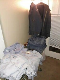 Usps Vintage Lot 2 Jackets, 8 Pants, 9 Shirts, & Uniform Patches