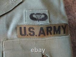 VIETNAM WAR US ARMY SATEEN TYPE 1 SHIRT & PANTS by CALIFORNIA GIRLS/WYNN