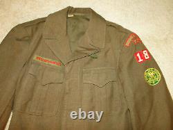 VINTAGE BOY SCOUTS OF AMERICA patches uniform BSA jacket shirt & pant WWII
