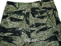VINTAGE VIETNAM TIGER STRIPE SPECIAL FORCES jungle camo shirt/jacket pants ARMY