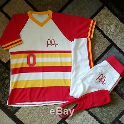 VTG 70s McDonald's Baseball Softball Uniform Shirt Pants Stirrups Outfit Retro