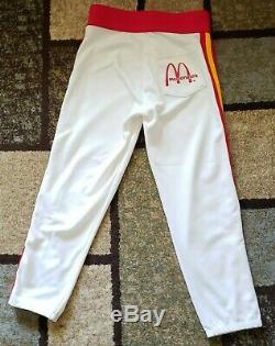 VTG 70s McDonald's Baseball Softball Uniform Shirt Pants Stirrups Outfit Retro