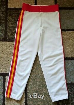 VTG 70s McDonald's Mens Employee Staff Baseball Uniform Shirt Pants Stirrups Set