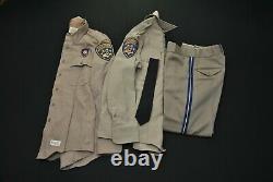 VTG California Highway Patrol Uniform 90s 2 Shirts Pants Badge Tie
