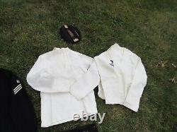 VTG US Navy Dress Blues Cracker Jack Shirt, Pants, Hat, 2 white shirts 1940s