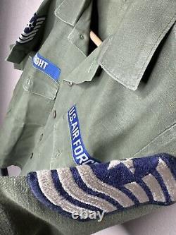 VTG USN 1969 Sateen OG 107 Vietnam US Navy Short Sleeve Shirt pants set