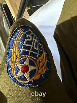 VTG WW2 US Army Air Corps 20th AFF SSG Uniform Jacket, Pants, Shirt NAMED