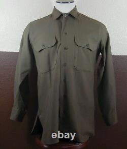VTG WW2 US Army Uniform Sz 36 Ike Jacket Patches Pants & Shirt USA Made