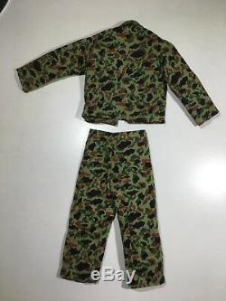 Very Rare Okinawa Tag Pants Shirt Camo Marine Hasbro Vintage GI Joe Uniform 1964