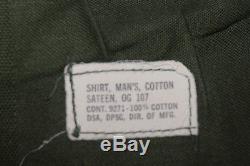 Vietnam Era Sateen OG 107 Shirt and 2 pair Pants USED
