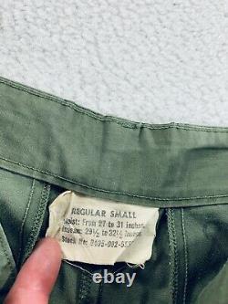 Vietnam OG 107 Jungle Trousers Tropical Pants + Poplin Coat Shirt Lot Of 3 S/M
