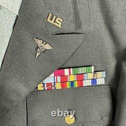 Vietnam War 1960s Named Medical Officer Uniform 63rd Inf Div Jacket Pants Shirt