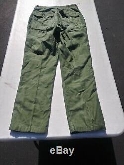 Vietnam War Combat Fatigue Set (Pants+Shirt) 15.5x35 + 32x33 Named