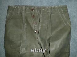Vietnam War Era US ARMY Uniform Colonel TREFZ OG Sateen Trousers Pants & Shirt