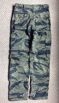 Vietnam War Original TIGER STRIPE PANTS AND SHIRT- Tadpole Pattern Pants US Army