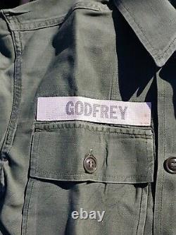 Vietnam War US Army Uniform Shirt & pants named soldier Godfrey