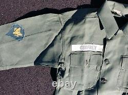 Vietnam War US Army Uniform Shirt & pants named soldier Godfrey