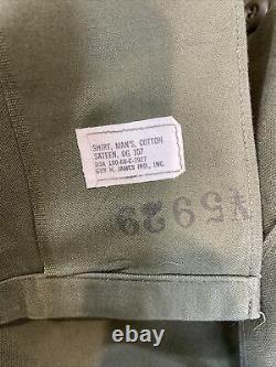 Vietnam War Usmc Marine Corps Og107 Cotton Sateen Shirt/pants