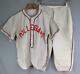 Vintage 1930s Collegians Wool Flannel Baseball Uniform Shirt/Pants Pearson Large