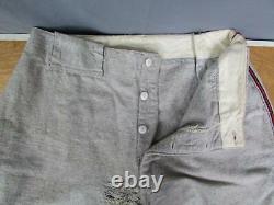 Vintage 1930s Collegians Wool Flannel Baseball Uniform Shirt/Pants Pearson Large