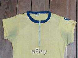 Vintage 1940s Markle School Sand Knit Basketball Warm Up Uniform Shirt/Pants #2