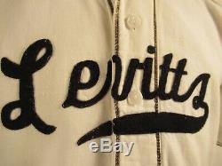 Vintage 1940s baseball uniform Levitt's shirt and pants Wilson size medium