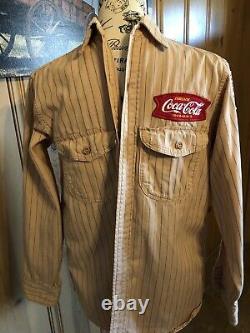 Vintage 1950-60s Coca-Cola, Employee Uniform Shirt & Pants Lee brand 3 Patches
