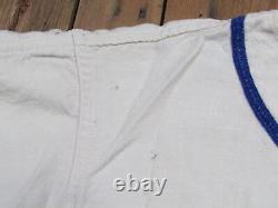 Vintage 1950s Dodge Davis Flannel Wool Baseball Uniform'S' Patch Shirt/Pants