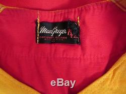 Vintage 1950s MacGregor Red & Gold Baseball Uniform Shirt L 42 Red Wilson Pants