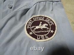 Vintage 1950s60s Post Office Postal USA Uniform Jacket 2 Pants 3 Shirts Obsolete